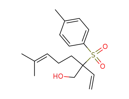 6-Methyl-2-(toluene-4-sulfonyl)-2-vinyl-hept-5-en-1-ol