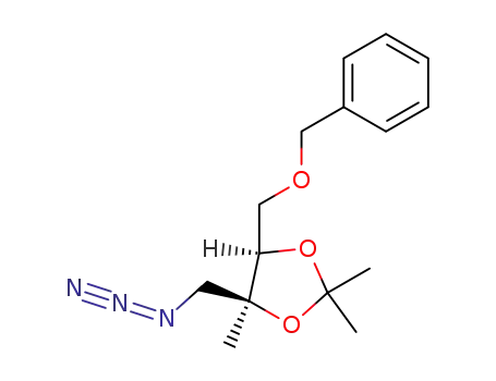 (4S,5R)-4-Azidomethyl-5-benzyloxymethyl-2,2,4-trimethyl-[1,3]dioxolane