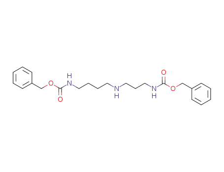 Molecular Structure of 89965-56-0 (2-Oxa-4,8,13-triazatetradecan-14-oic acid, 3-oxo-1-phenyl-,
phenylmethyl ester)