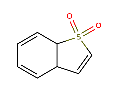 Molecular Structure of 99595-59-2 (Benzo[b]thiophene, 3a,7a-dihydro-, 1,1-dioxide)