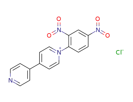 Molecular Structure of 71190-35-7 (4,4'-Bipyridinium, 1-(2,4-dinitrophenyl)-, chloride)