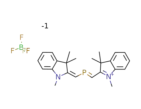 1,3-Bis(1,3,3-trimethyl-2-indolinyl)-2-phospha-trimethinium-tetrafluoroborat