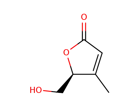 Molecular Structure of 112837-18-0 (2(5H)-Furanone, 5-(hydroxymethyl)-4-methyl-, (S)-)