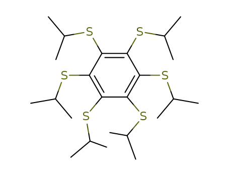 Hexakis[(propan-2-yl)sulfanyl]benzene
