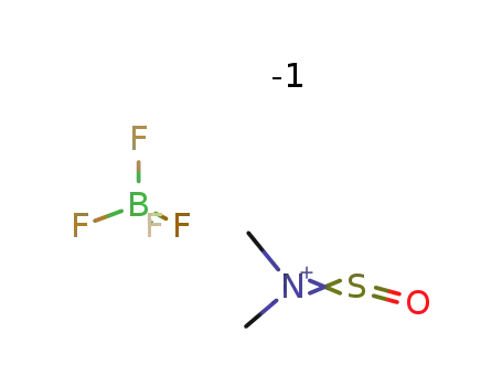 Molecular Structure of 65149-75-9 (Methanaminium, N-methyl-N-sulfinyl-, tetrafluoroborate(1-))