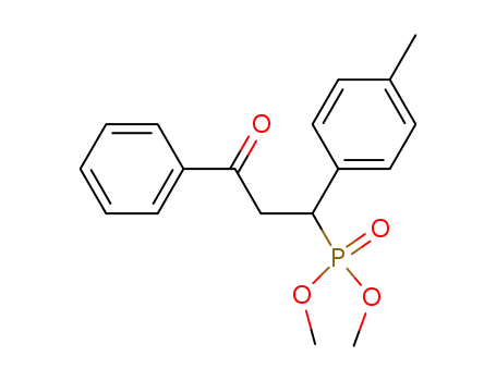 (3-Oxo-3-phenyl-1-p-tolyl-propyl)-phosphonic acid dimethyl ester