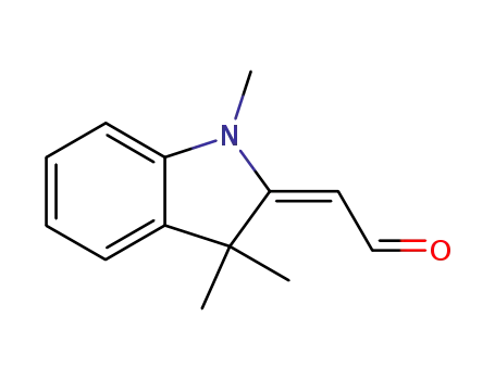 (2E)-(1,3,3-trimethyl-1,3-dihydro-2H-indol-2-ylidene)acetaldehyde