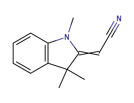 Acetonitrile, (1,3-dihydro-1,3,3-trimethyl-2H-indol-2-ylidene)-