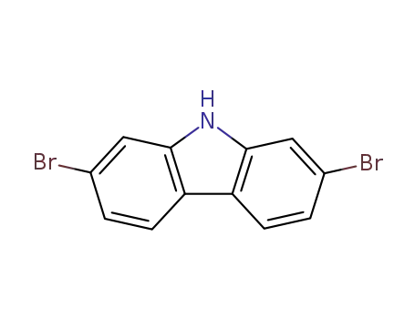 Molecular Structure of 136630-39-2 (2,7-Dibromo-9H-carbazole)