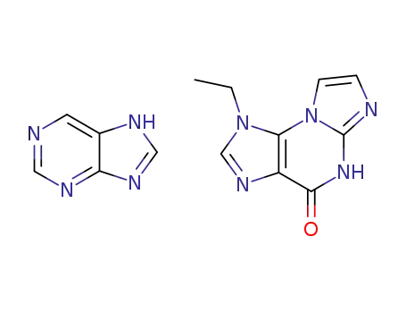 1-Ethyl-1H,5H-imidazo[2,1-b]purin-4-one; compound with 7H-purine