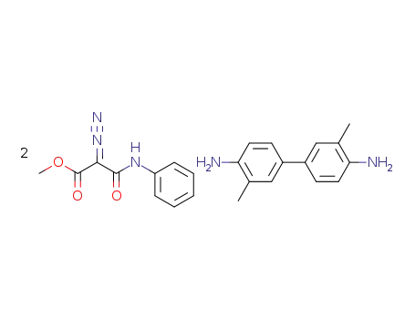 2-diazo-N-phenyl-malonamic acid methyl ester; compound with 3,3'-dimethyl-benzidine