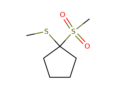 1-Methanesulfonyl-1-methylsulfanyl-cyclopentane