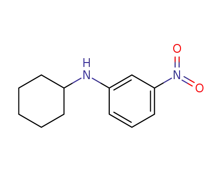 Molecular Structure of 121086-17-7 (Benzenamine, N-cyclohexyl-3-nitro-)
