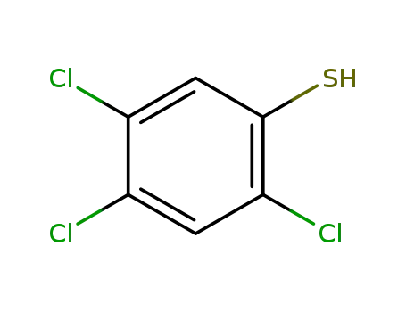 Molecular Structure of 3773-14-6 (2,4,5-TRICHLOROTHIOPHENOL)