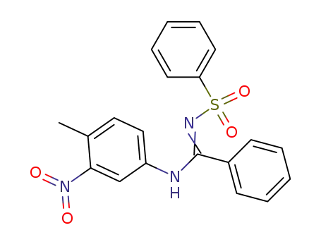 N-[1-(4-Methyl-3-nitro-phenylamino)-1-phenyl-meth-(E)-ylidene]-benzenesulfonamide