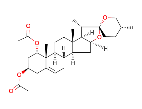 (20S,22R,25R)-1α,3β-diacetoxyspirost-5-ene