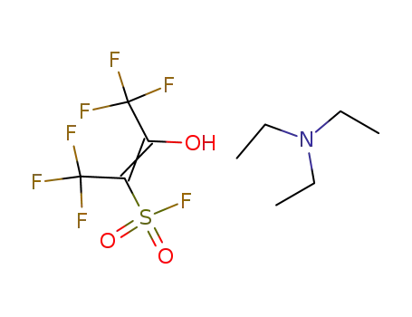 (Z)-1,1,1,4,4,4-Hexafluoro-3-hydroxy-but-2-ene-2-sulfonyl fluoride; compound with triethyl-amine