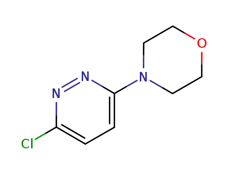 Molecular Structure of 17259-32-4 (3-Chloro-6-morpholinopyridazine)
