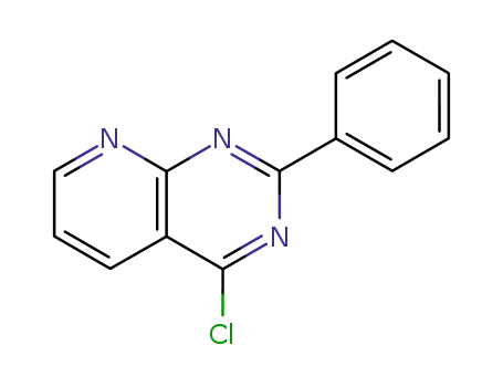 Molecular Structure of 41803-67-2 (Pyrido[2,3-d]pyrimidine, 4-chloro-2-phenyl-)