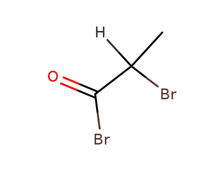 563-76-8,2-Bromopropionyl bromide,Propionylbromide, 2-bromo- (6CI,7CI);2-Bromopropanoyl bromide;DL-2-Bromopropionyl bromide;a-Bromopropanyl bromide;a-Bromopropionyl bromide;
