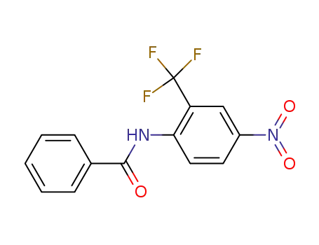 Molecular Structure of 121408-37-5 (Benzamide, N-[4-nitro-2-(trifluoromethyl)phenyl]-)