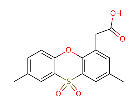 2,8-Dimethyl-4-phenoxathiinessigsaeure-10,10-dioxid