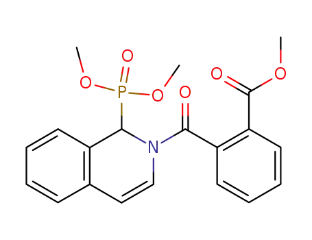 Molecular Structure of 81750-90-5 (Benzoic acid,
2-[[1-(dimethoxyphosphinyl)-2(1H)-isoquinolinyl]carbonyl]-, methyl ester)