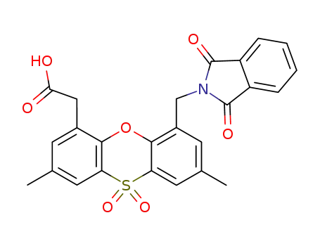 2,8-dimethyl-4-(carboxymethyl)-6-(phthalimidomethyl)-phenoxathiin S-dioxide