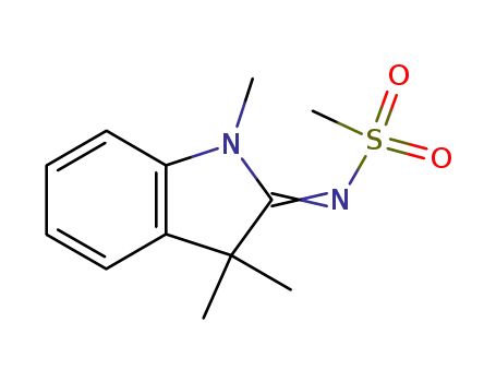 2,3-Dihydro-1,3,3-trimethyl-2-<(methylsulfonyl)imino>-1H-indol