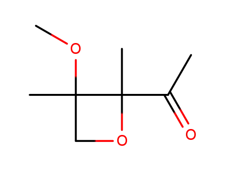 Molecular Structure of 99797-07-6 (Ethanone, 1-(3-methoxy-2,3-dimethyl-2-oxetanyl)- (9CI))