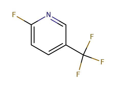 Molecular Structure of 69045-82-5 (2-Fluoro-5-trifluoromethylpyridine)