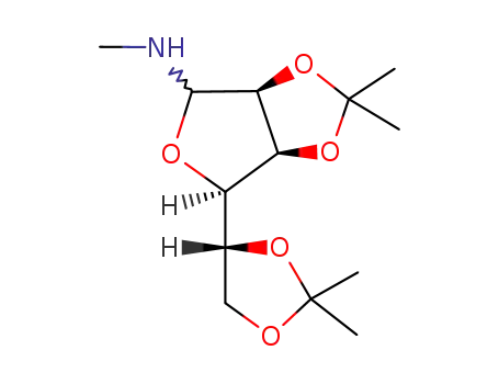 mixture of α- and β-2,3:5,6-di-O-isopropylidene-N-methyl-D-mannofuranosylamine