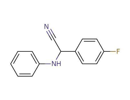 2-(4-fluorophenyl)-2-(phenylamino) acetonitrile