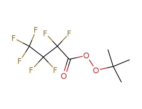 Molecular Structure of 91481-65-1 (Butaneperoxoic acid, heptafluoro-, 1,1-dimethylethyl ester)
