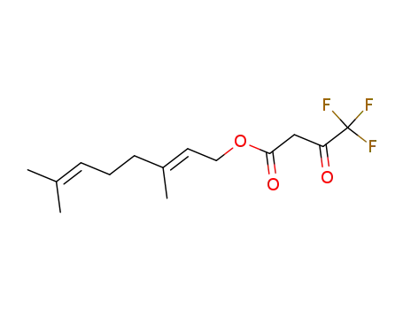 4,4,4-Trifluoro-3-oxo-butyric acid (E)-3,7-dimethyl-octa-2,6-dienyl ester