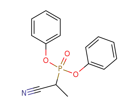 diphenyl (1-cyanoethyl)phosphonate