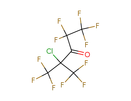 Molecular Structure of 83714-48-1 (3-Pentanone, 2-chloro-1,1,1,4,4,5,5,5-octafluoro-2-(trifluoromethyl)-)