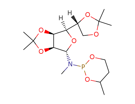 1-methyltrimethylene N-methyl-N-(2,3:5,6-di-O-isopropylidene-α-D-mannofuranosyl)amidophosphite