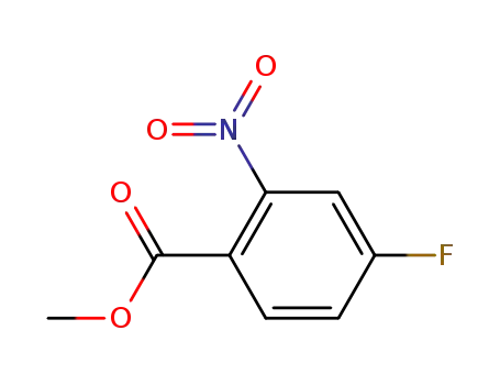 Molecular Structure of 151504-81-3 (Methyl 4-fluoro-2-nitrobenzoate)