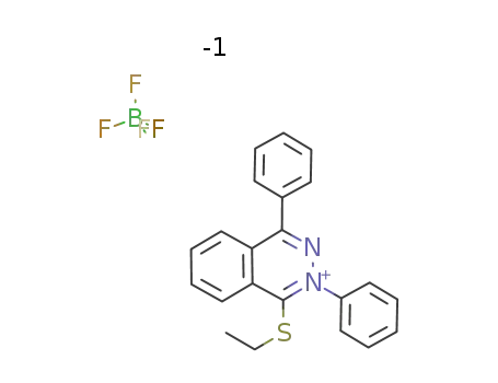 1-ethylthio-2,4-diphenylphthalazinium tetrafluoroborate