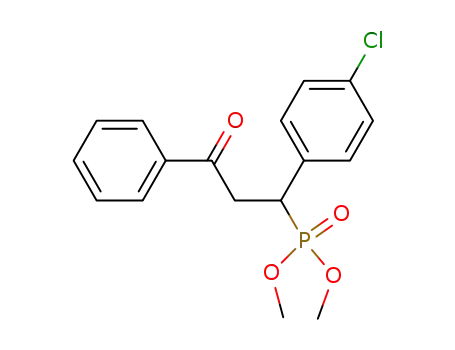 [1-(4-Chloro-phenyl)-3-oxo-3-phenyl-propyl]-phosphonic acid dimethyl ester