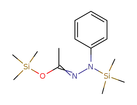 trimethylsilyl acetate phenyl(trimethylsilyl)hydrazone