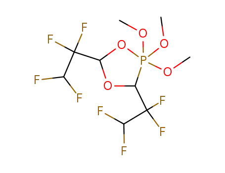 2,2,2-Trimethoxy-3,5-bis-(1,1,2,2-tetrafluoro-ethyl)-2λ5-[1,4,2]dioxaphospholane