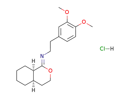 [2-(3,4-Dimethoxy-phenyl)-ethyl]-(4aR,8aR)-octahydro-isochromen-(1Z)-ylidene-amine; hydrochloride