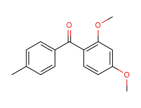 Molecular Structure of 78589-05-6 (Methanone, (2,4-dimethoxyphenyl)(4-methylphenyl)-)