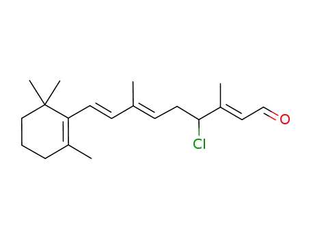 (2E,6E,8E)-4-Chloro-3,7-dimethyl-9-(2,6,6-trimethyl-cyclohex-1-enyl)-nona-2,6,8-trienal