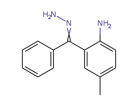 2-amino-5-methylbenzophenone hydrazone