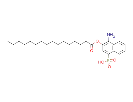 4-amino-3-(palmitoyloxy)-1-naphthalenesulfonic acid