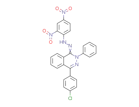 1-(2,4-dinitrophenylhydrazono)-2-phenyl-4-p-chlorophenyl-1,2-dihydrophthalazine