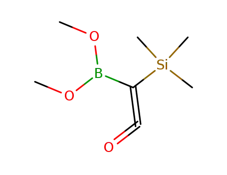 Molecular Structure of 155402-41-8 (Boronic acid, [oxo(trimethylsilyl)ethenyl]-, dimethyl ester)